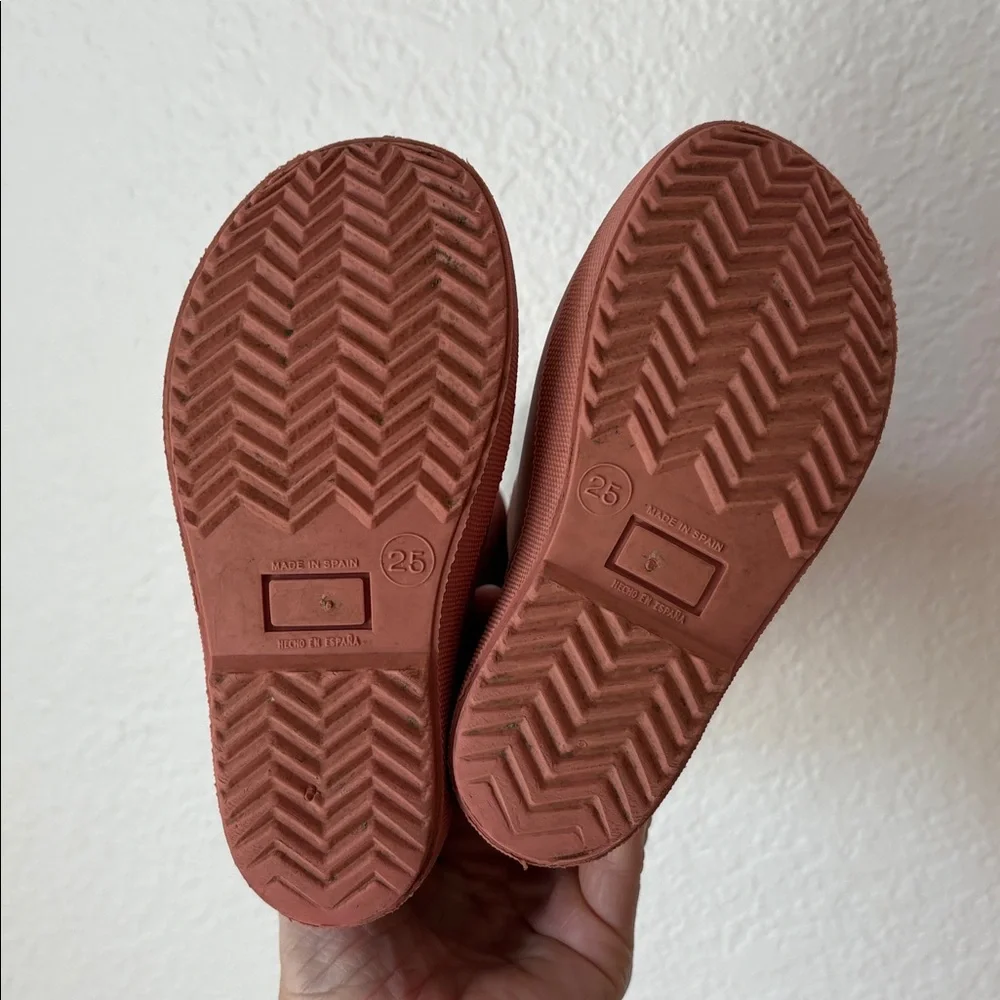 Zara Toddler Kids 25 Purple Dusty Rose Pink Rain Boots
